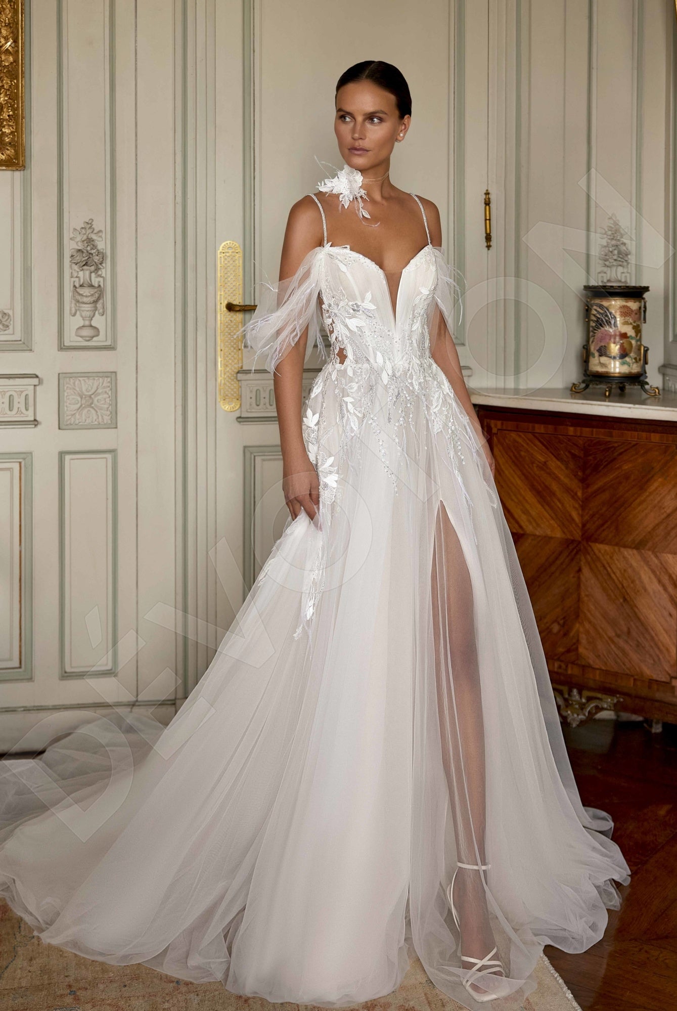 Angelia  Custom-Made A-line Sweetheart Neckline Wedding Dress
