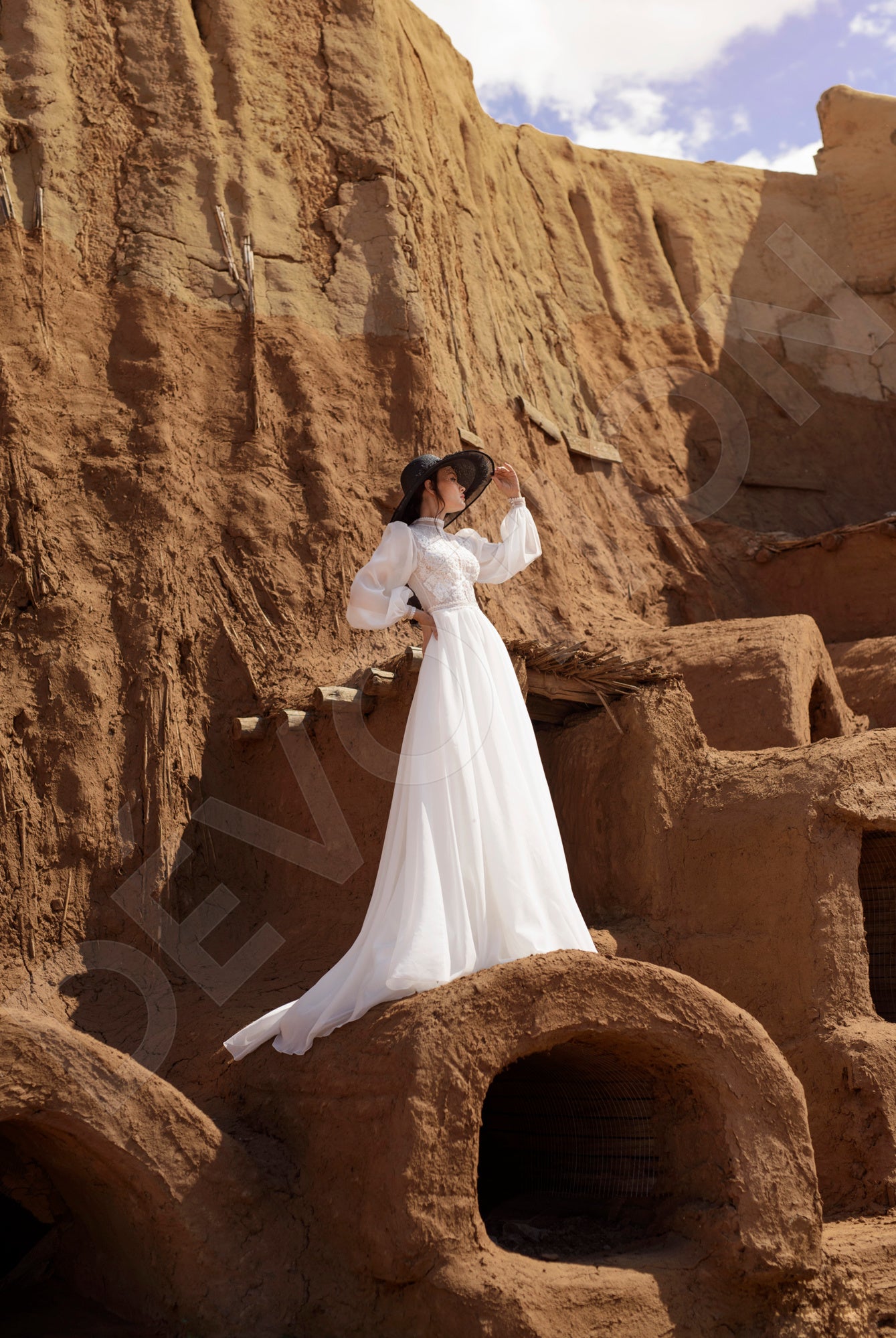 armonia boho wedding dress Wedding set Allegra