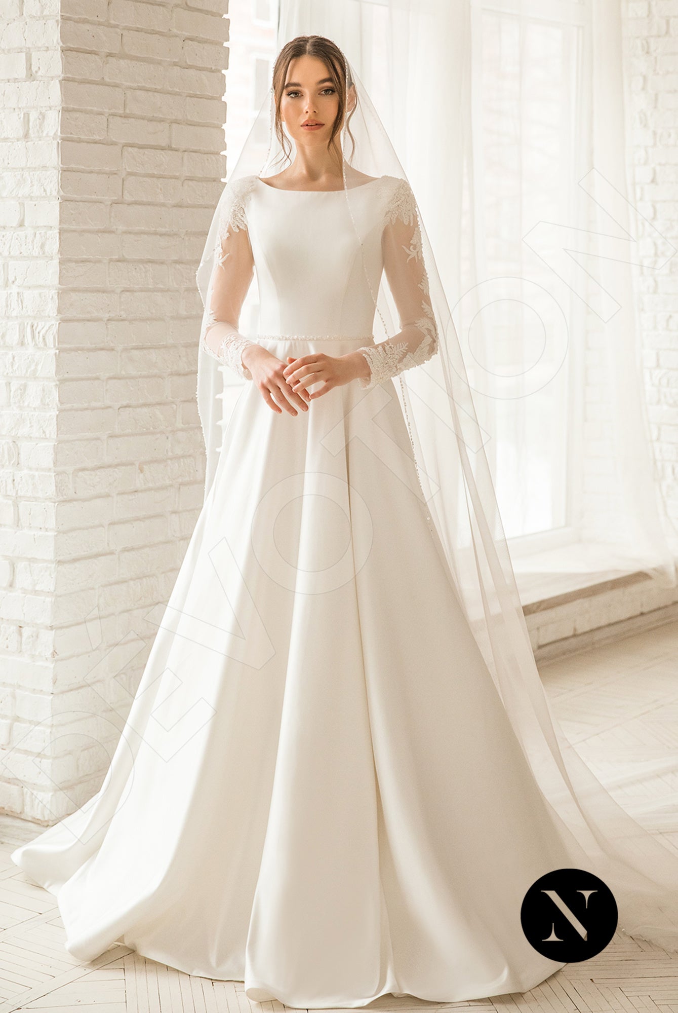Custom-Made A-line Bateau Wedding Dress $2,250 | Devotion Dresses Custom-Made A-line Bateau Wedding Dress $2,250 | Devotion Dresses