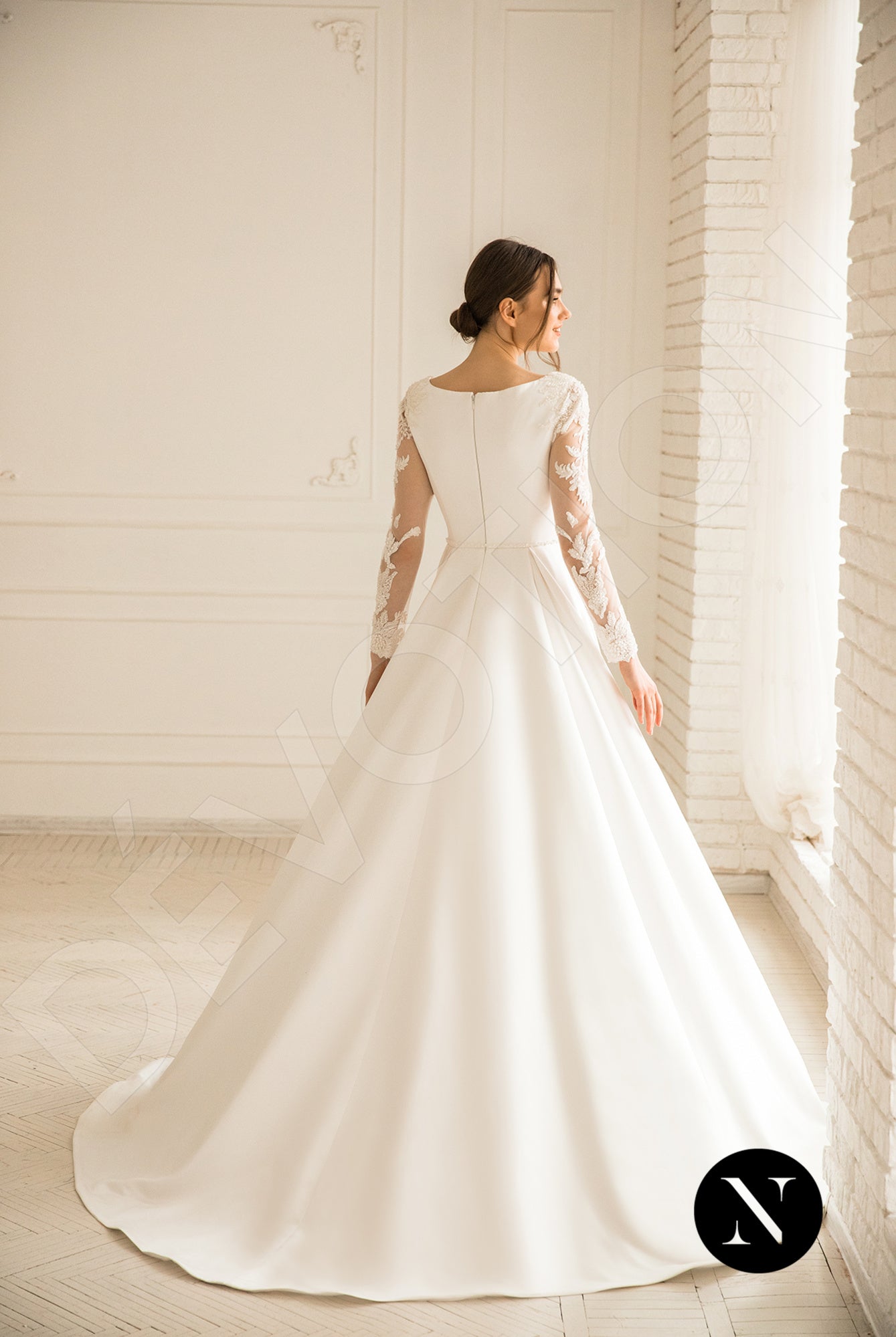 Custom-Made A-line Bateau Wedding Dress $2,250 | Devotion Dresses Custom-Made A-line Bateau Wedding Dress $2,250 | Devotion Dresses