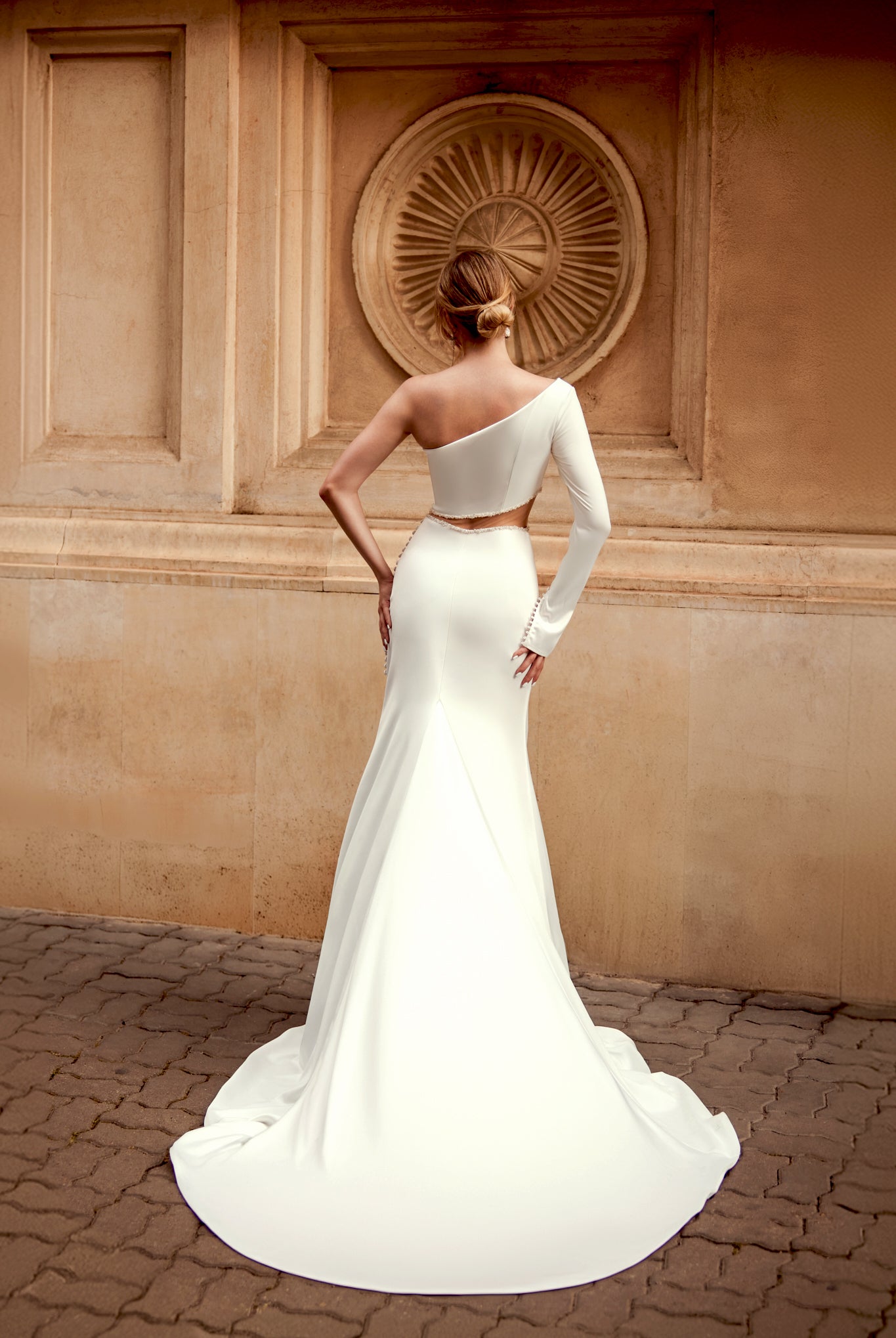 Custom-Made Mermaid One shoulder Wedding Dress  $2,250 | Devotion Dresses