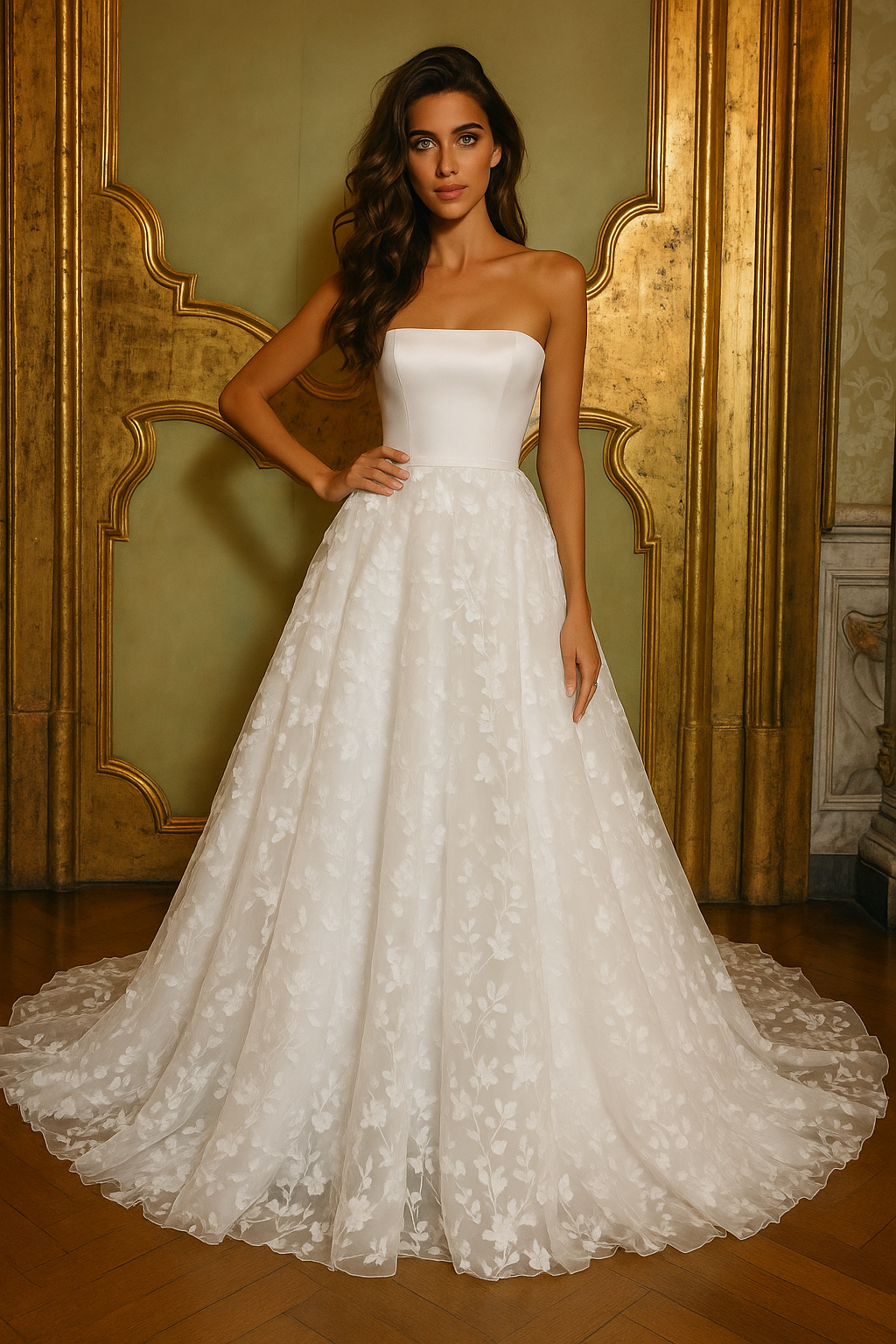 Straight Across Neckline Wedding Dresses | Clean & Modern | Devotion Dresses