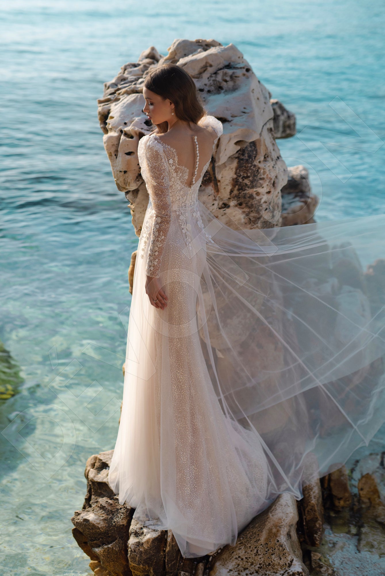 Custom-Made Mermaid Illusion Wedding Dress $2,350 | Devotion Dresses Custom-Made Mermaid Illusion Wedding Dress $2,350 | Devotion Dresses