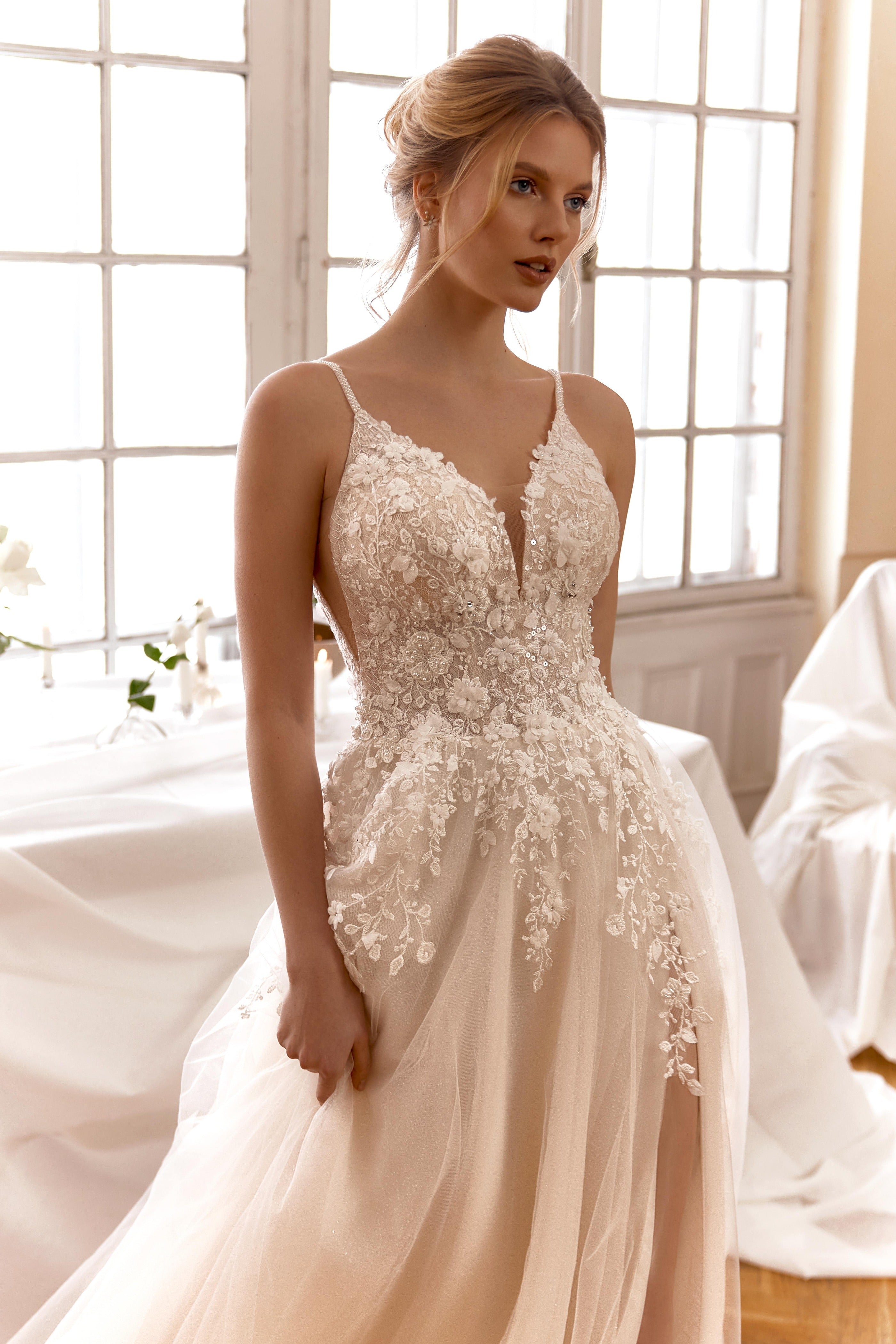 Lovina A-line Wedding Dress — $1,890 | Devotion Dresses