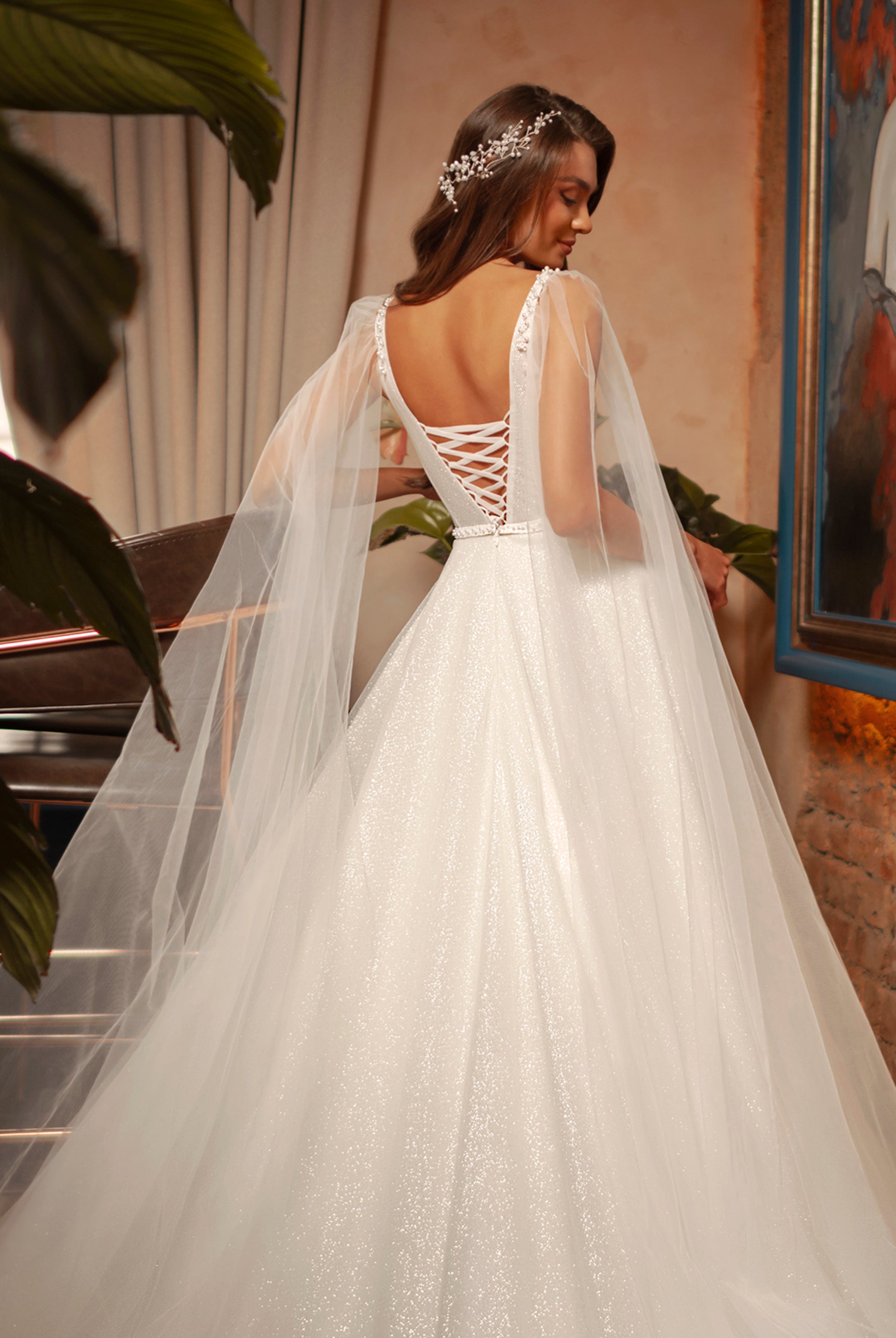 ivory pearl wedding dress Dramatic Pearl Mikado Ball Gown Wedding Dress