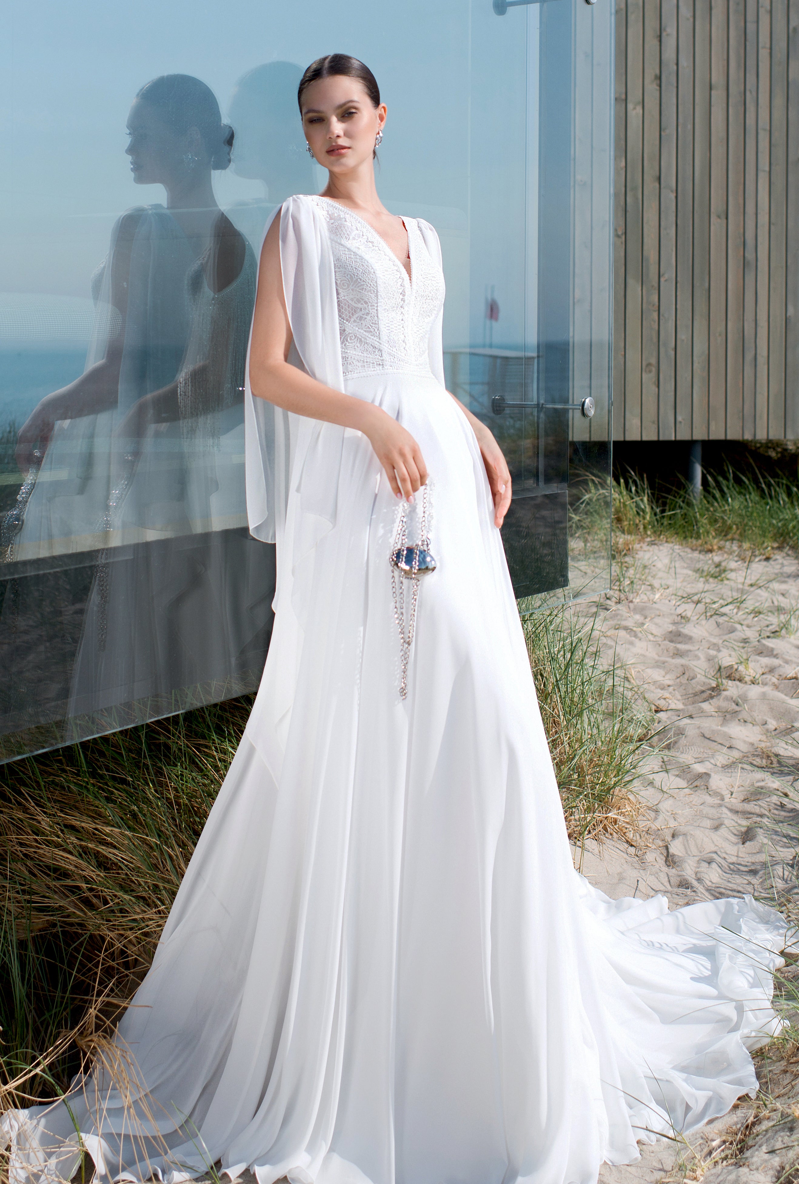 chiffon wedding dress designers Chiffon