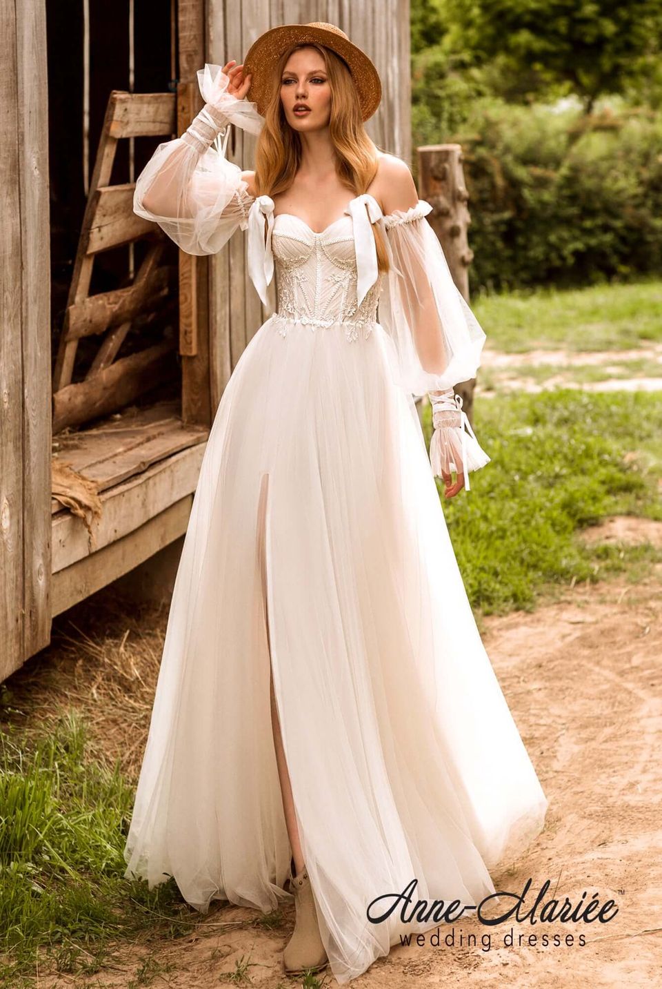 sweetheart neckline aline wedding dress Mikado Princess A-Line with and Pearl Details Picture Color Wholesale wedding dress off houlder
