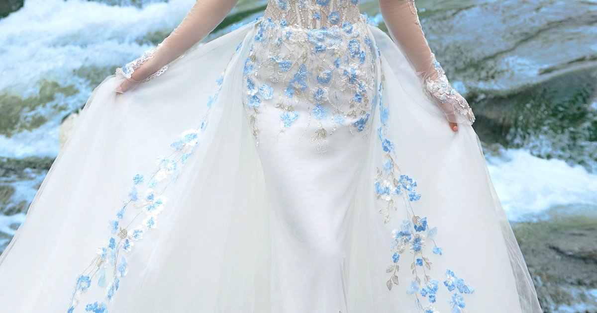 mermaid blue wedding dress Blue Tulle Mermaid Off Shoulder Sweetheart Lace Appliques Prom Dresses, MP1010