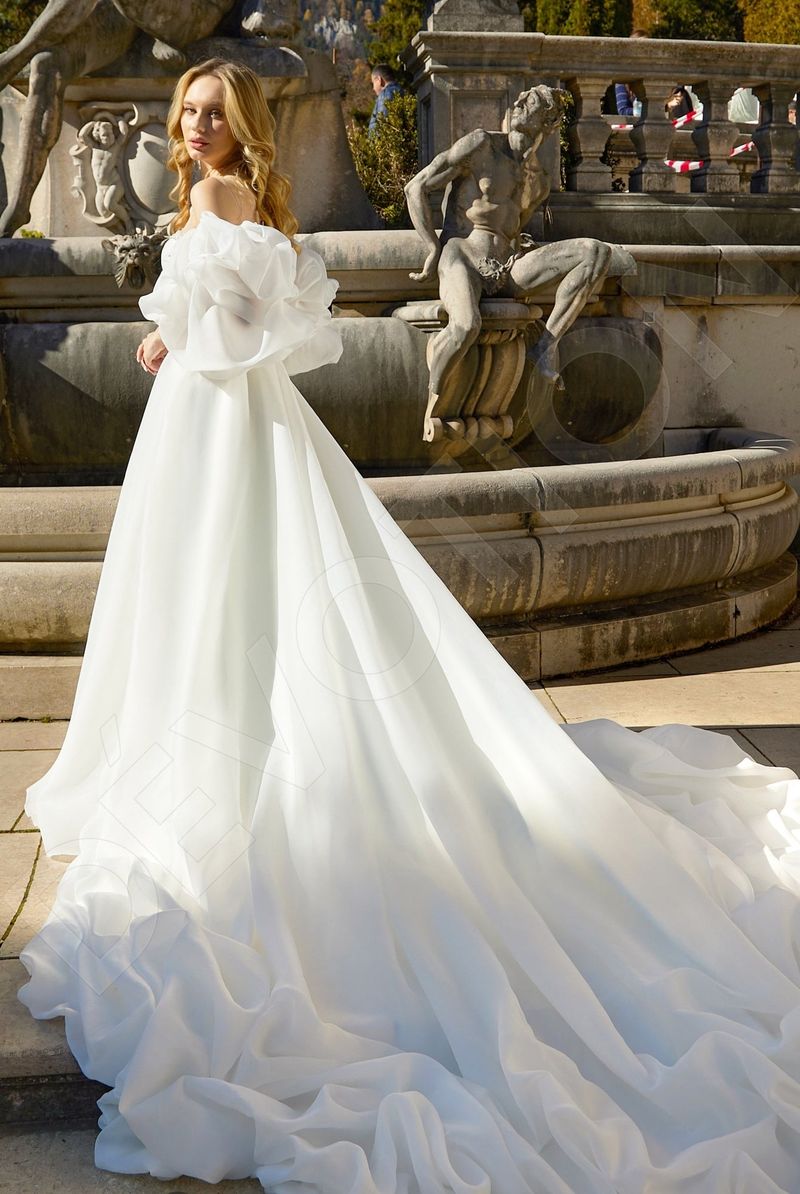 Custom-Made A-line Illusion Wedding Dress $2,500 | Devotion Dresses Custom-Made A-line Illusion Wedding Dress $2,500 | Devotion Dresses