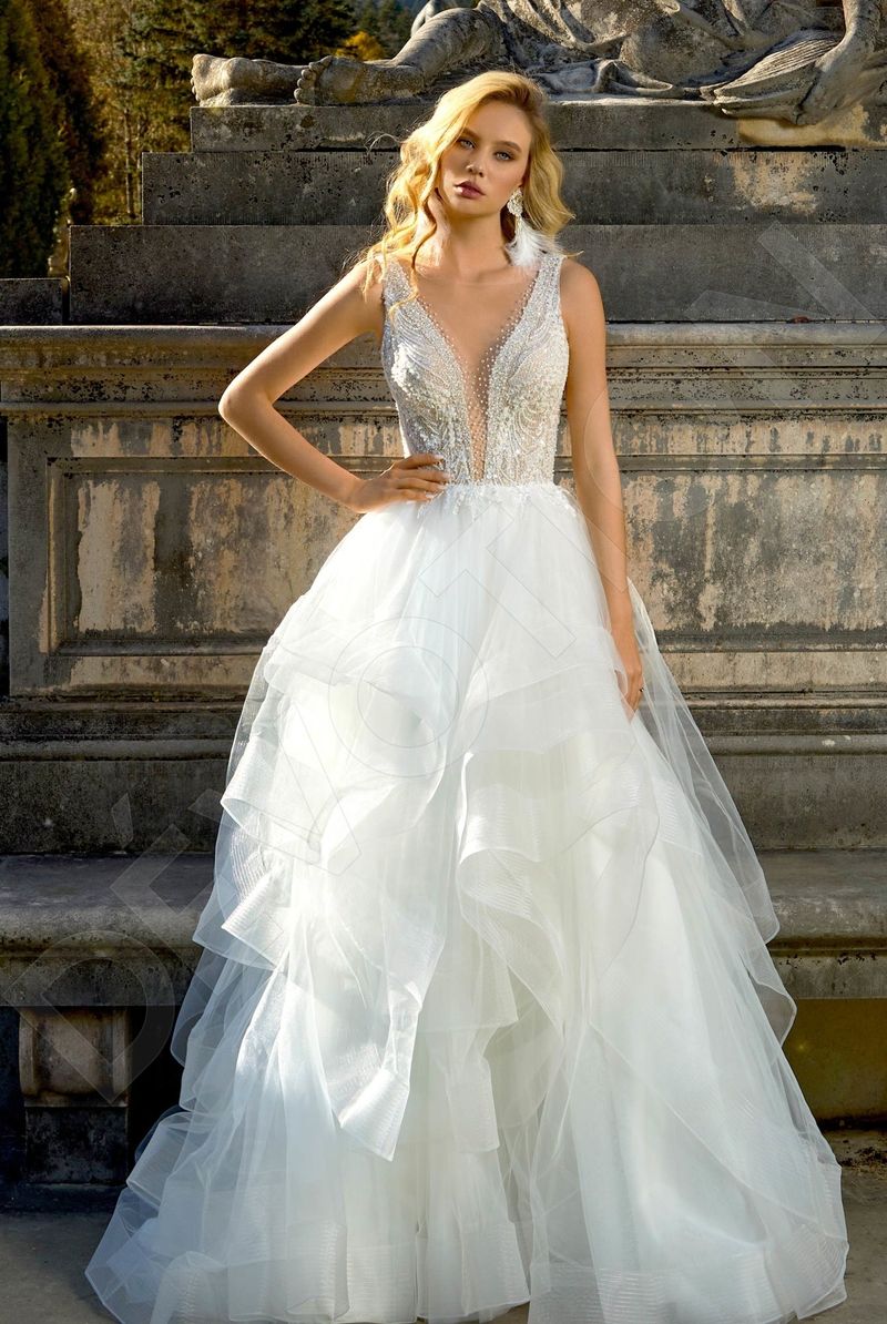 Custom-Made A-line Illusion Wedding Dress $1,950 | Devotion Dresses Custom-Made A-line Illusion Wedding Dress $1,950 | Devotion Dresses
