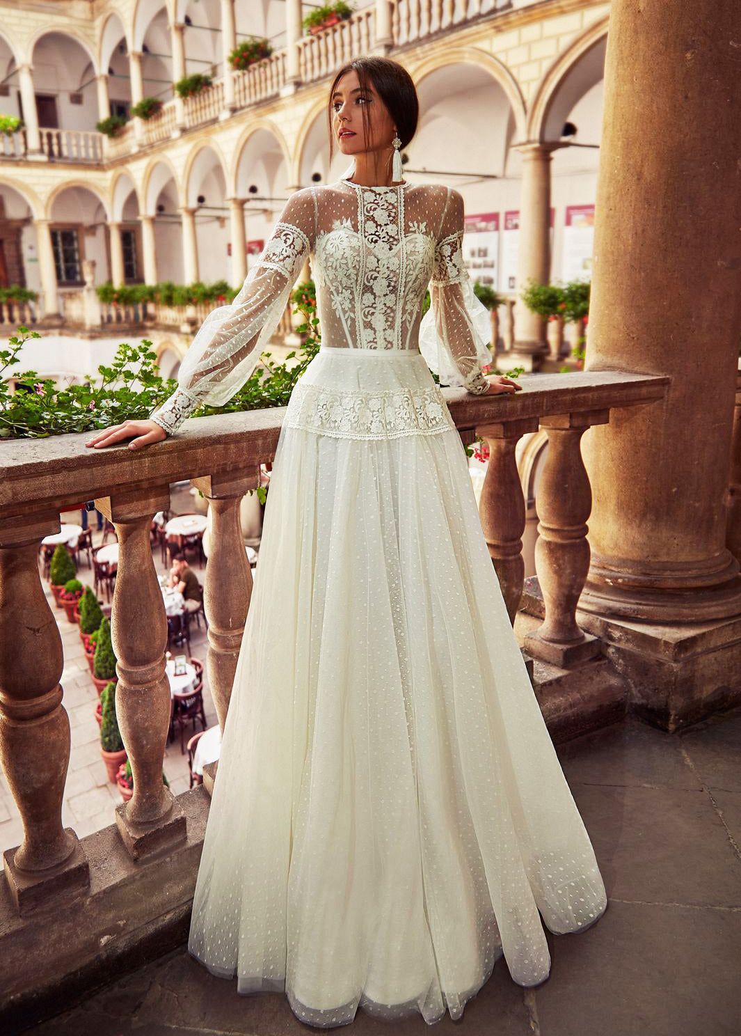 light in the box a line wedding dress Asymmetrical yellow ruffled flamenco dress main image 1