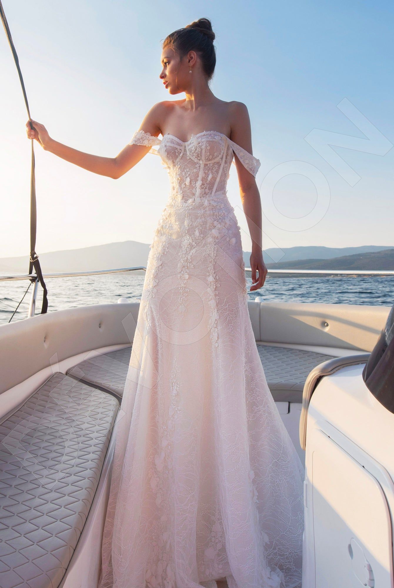 Custom-Made A-line Sweetheart Wedding Dress — $2,450