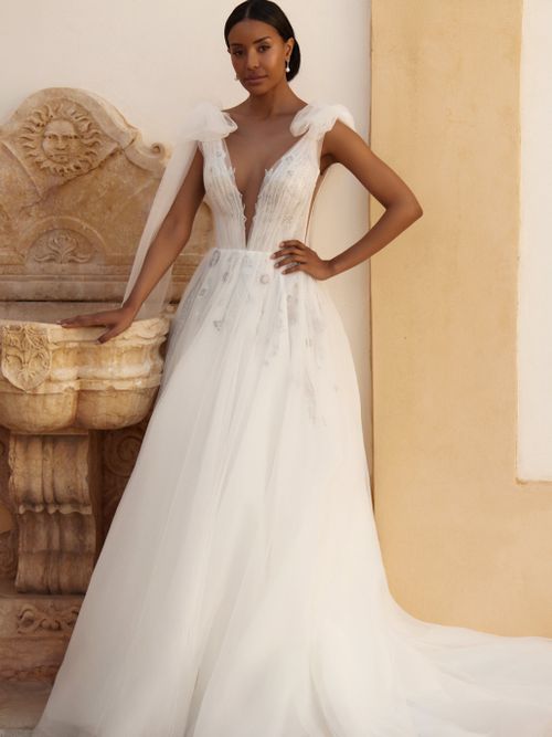 Illusion Neckline Wedding Dresses | Sheer Detailing | Devotion Dresses Illusion Neckline Wedding Dresses | Sheer Detailing | Devotion Dresses