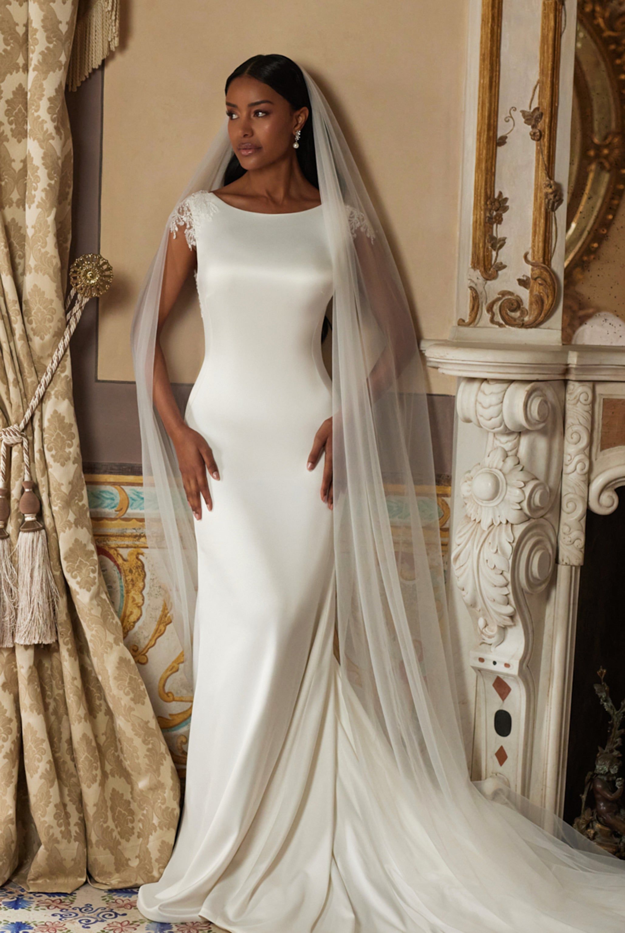 Bateau Neckline Wedding Dresses | Boat Neck Elegance | Devotion Dresses