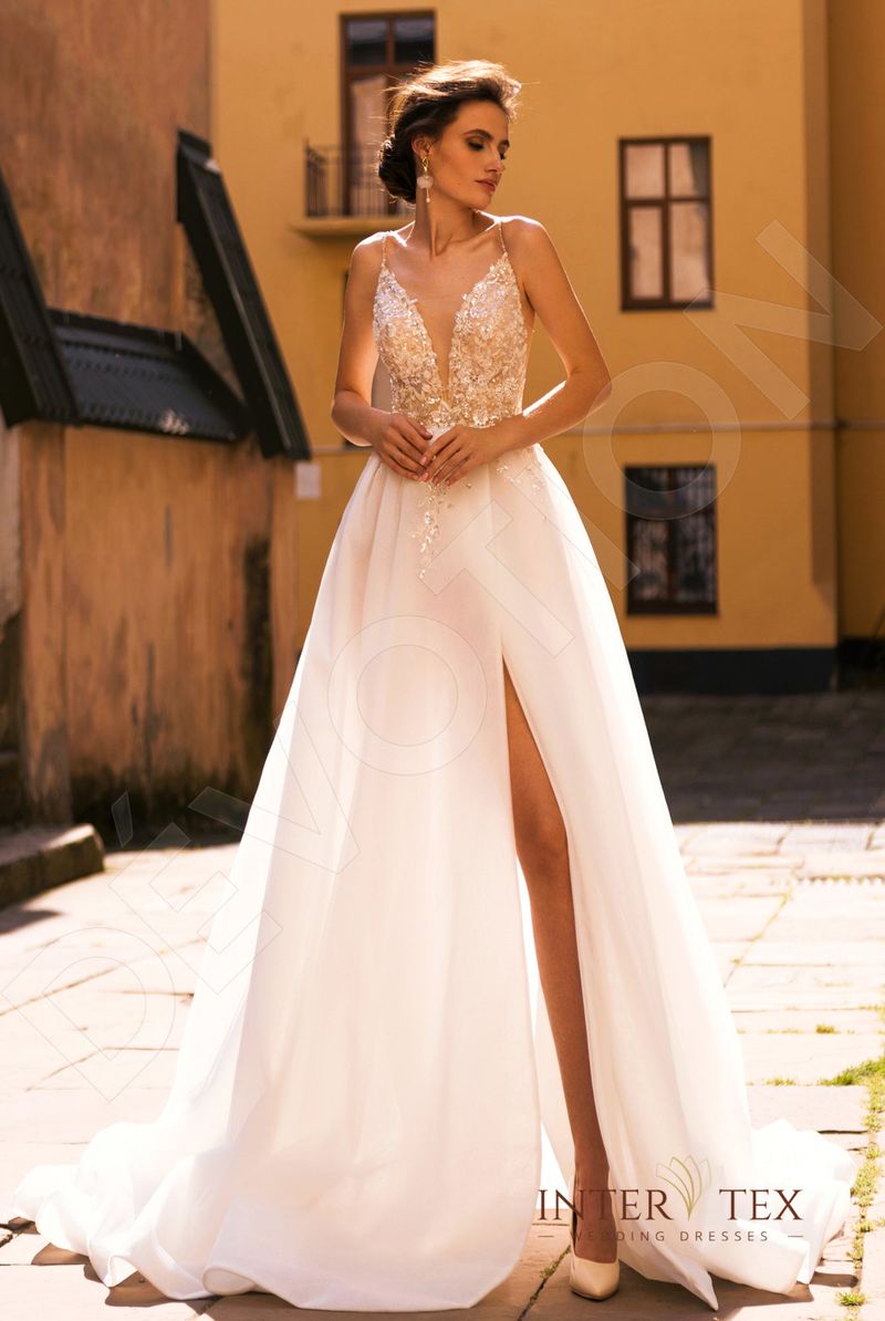 Custom-Made A-line V-neck Wedding Dress $1,890 | Devotion Dresses Custom-Made A-line V-neck Wedding Dress $1,890 | Devotion Dresses