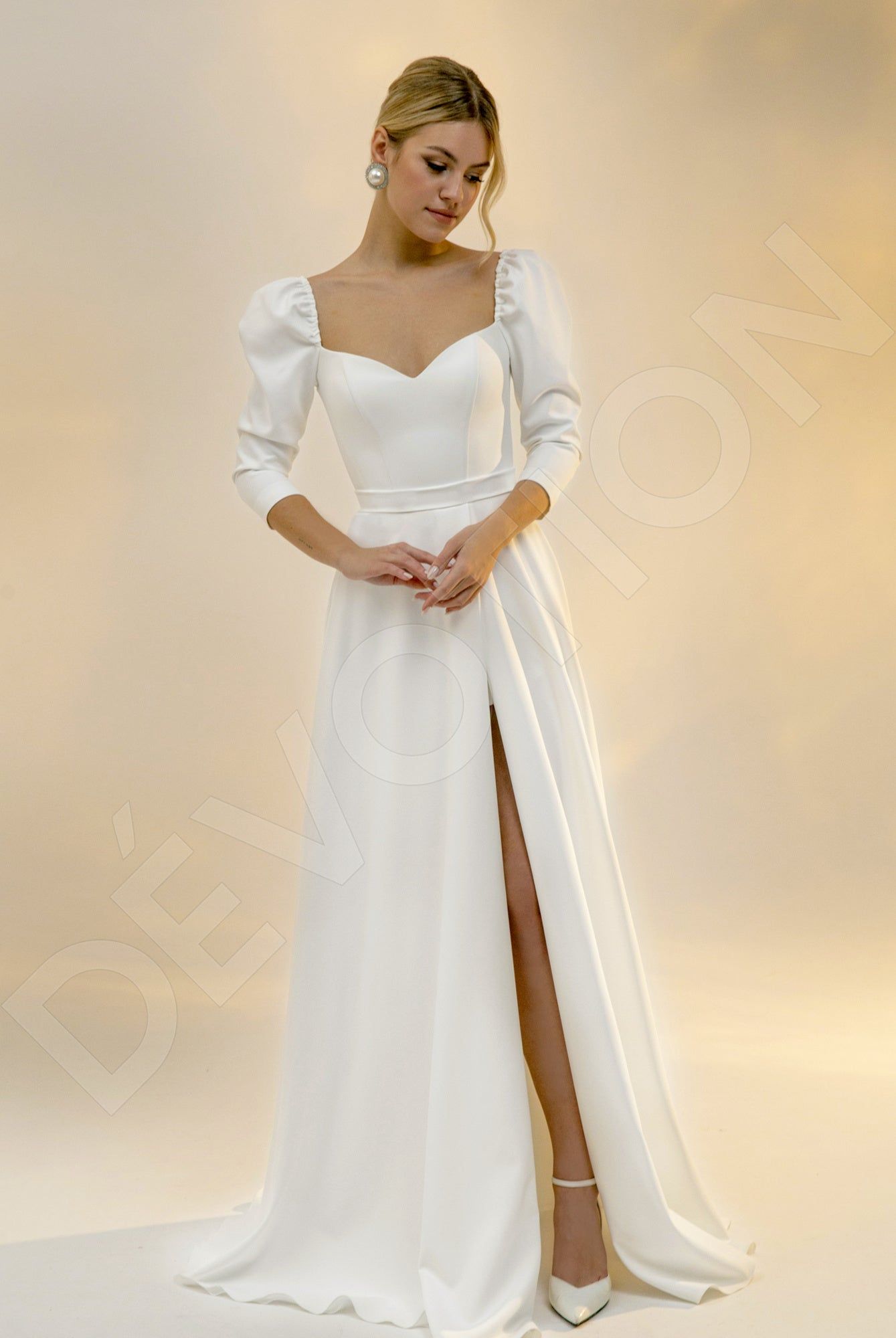 slim fit dress slacks Bohemian Rose Gold Wedding Dress Belt – Wedding Accessory main image 1
