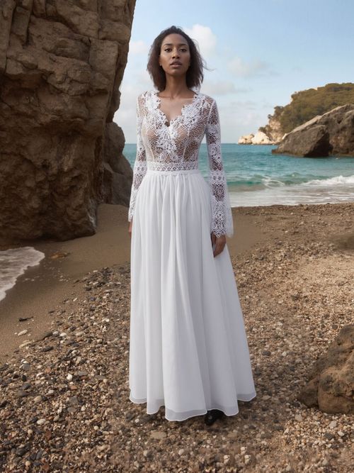 Chiffon Wedding Dresses | Flowing Bridal Gowns | Devotion Dresses Chiffon Wedding Dresses | Flowing Bridal Gowns | Devotion Dresses