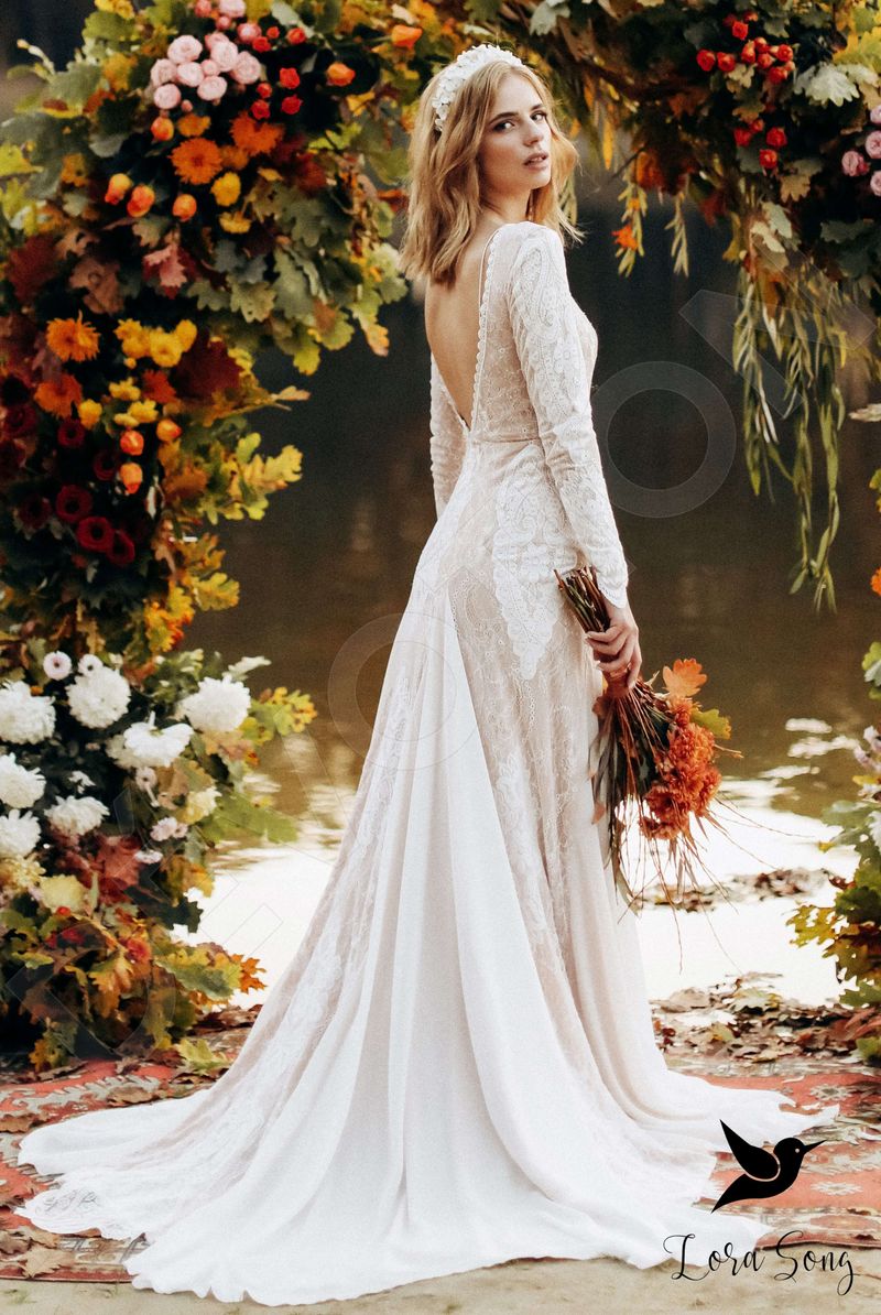 Custom-Made A-line Illusion Wedding Dress $2,090 | Devotion Dresses Custom-Made A-line Illusion Wedding Dress $2,090 | Devotion Dresses