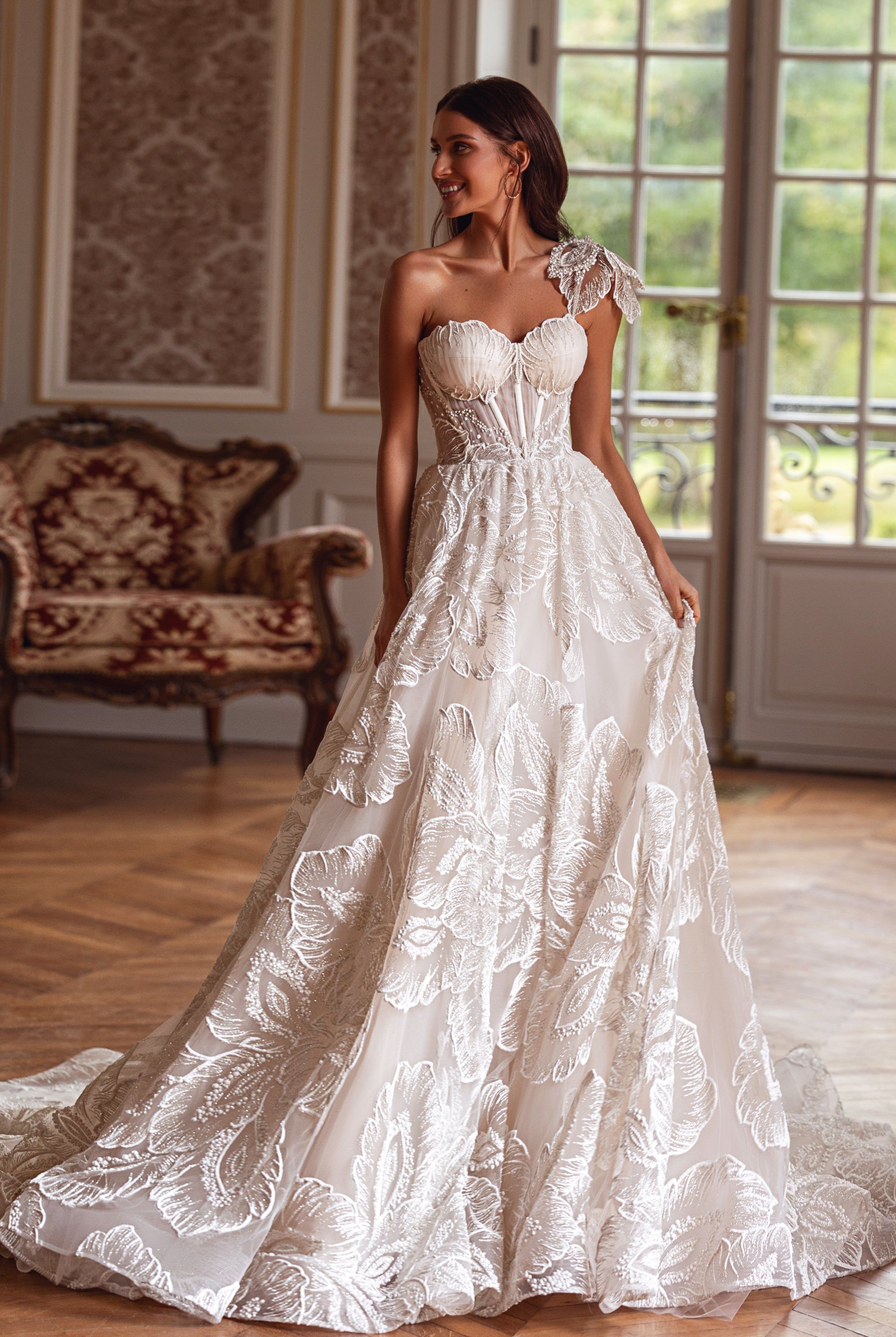strapless open back dress Aire