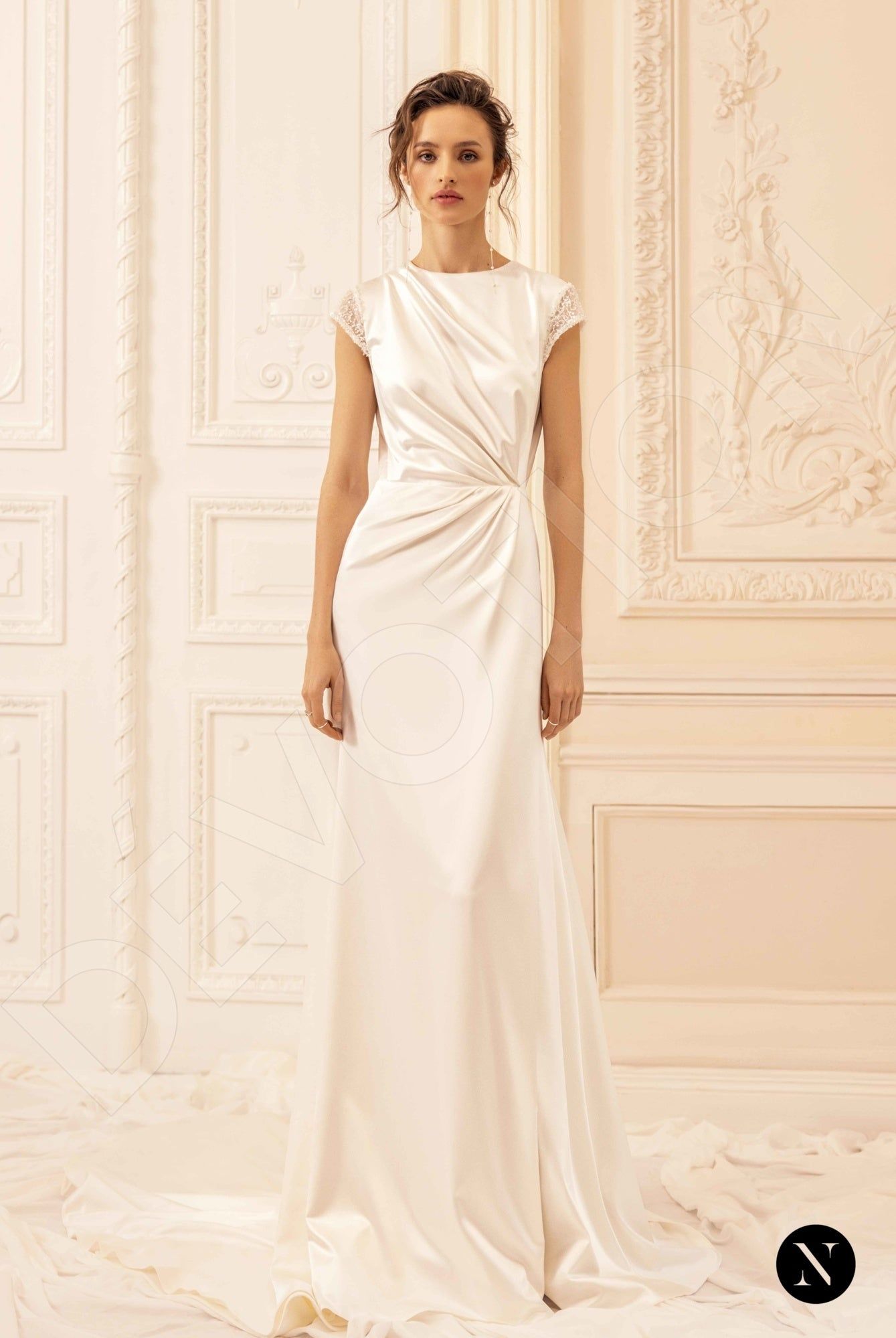 eggplant bridesmaid dress IZELLA