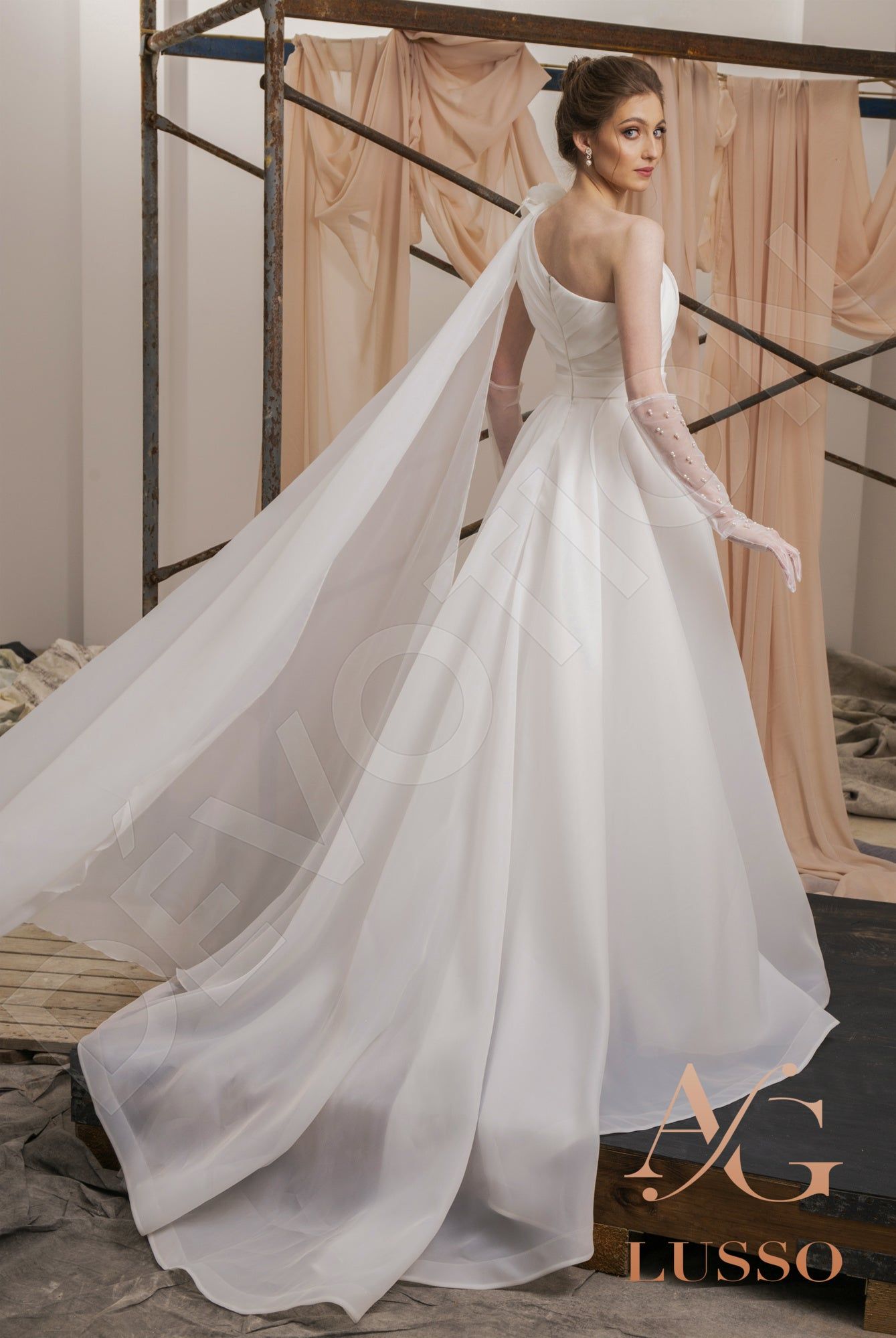 strapless open back dress Evie One Shoulder Short White Bridal Party & Rehearsal Dinner Dress