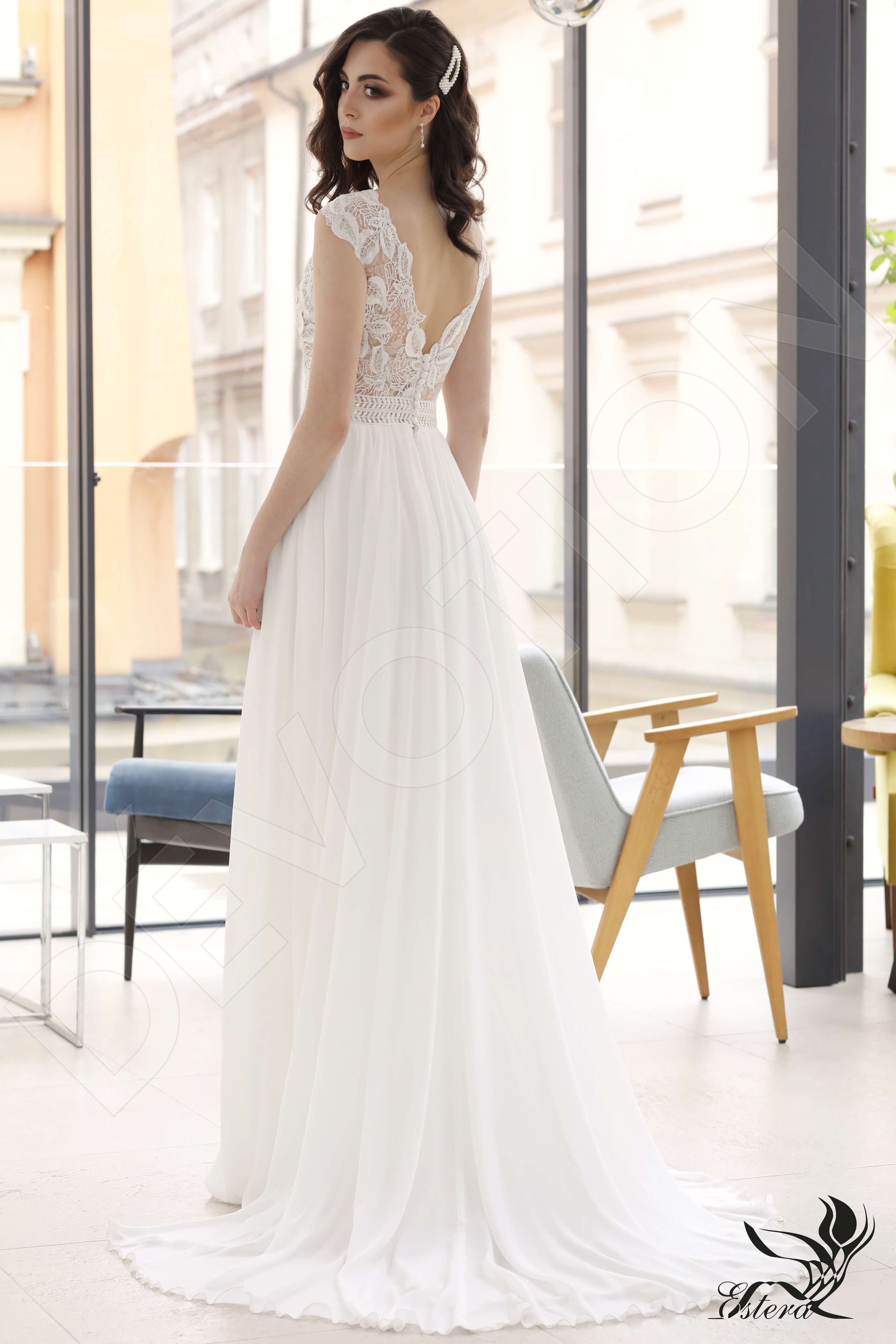chinese dress ladies Short Front Long Back High Low Satin Wedding Gown New – TANYA BRIDAL main image 0