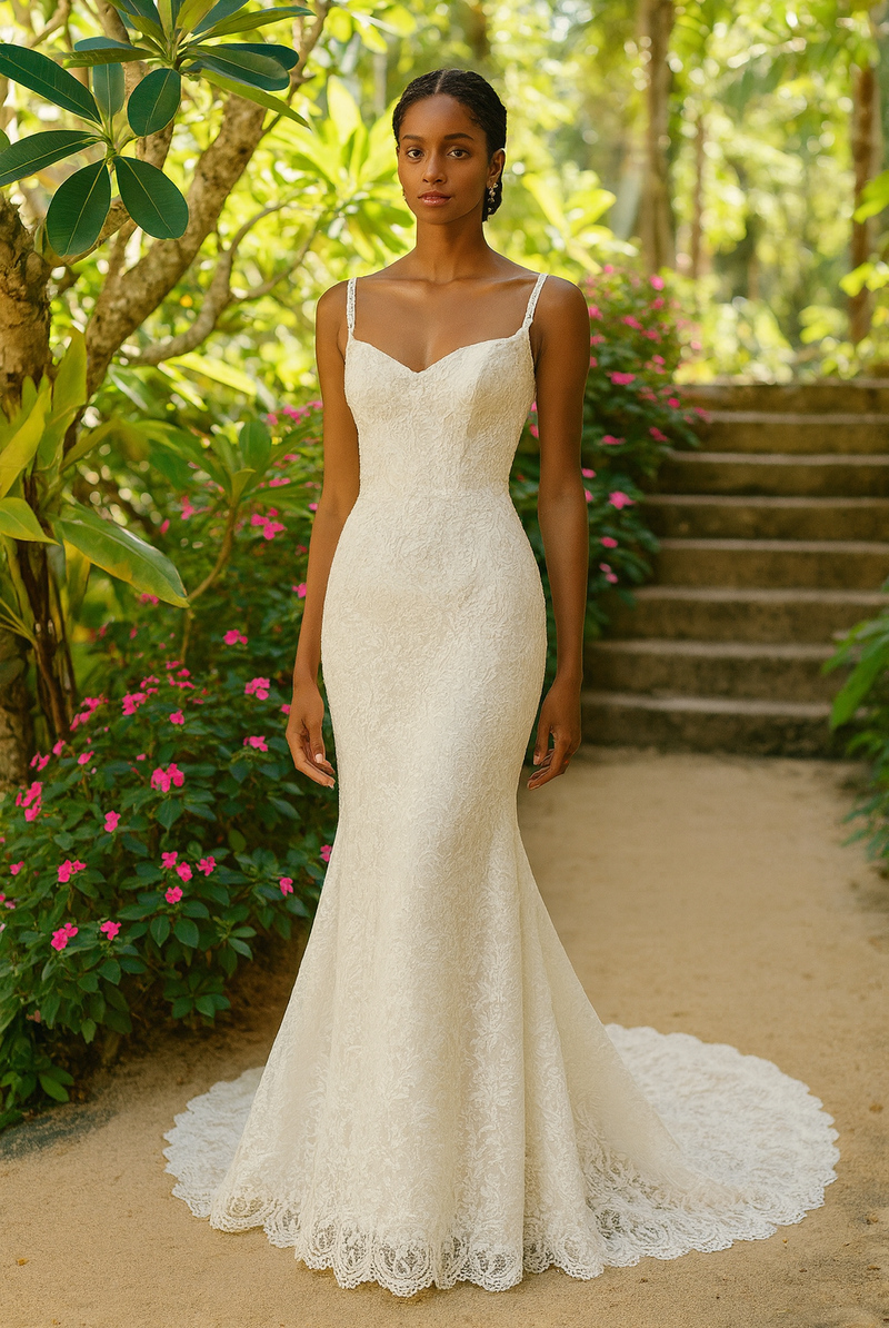 Custom-Made A-line V-neck Wedding Dress $710 | Devotion Dresses Custom-Made A-line V-neck Wedding Dress $710 | Devotion Dresses