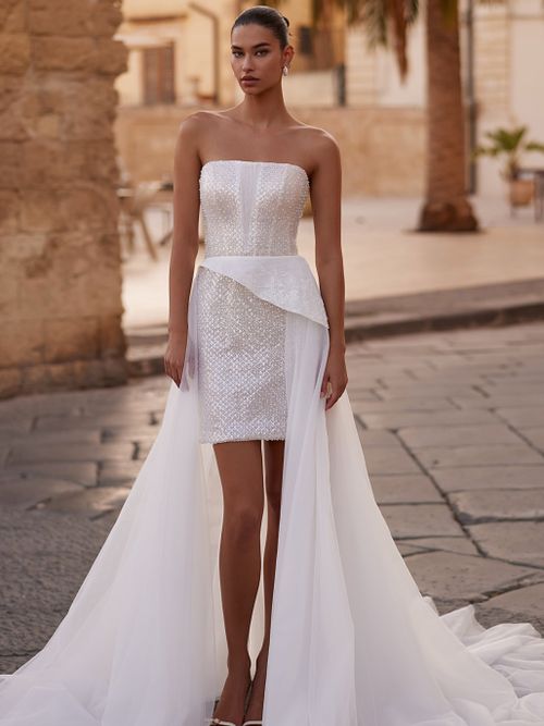 rehearsal dinner dress bride Rehearsal Dinner Bridal Dress, Silk Organza Overlay For Bridal Dress, Dress For Rehearsal Dinner, Rehearsal Dinner Dress / Item Ashton