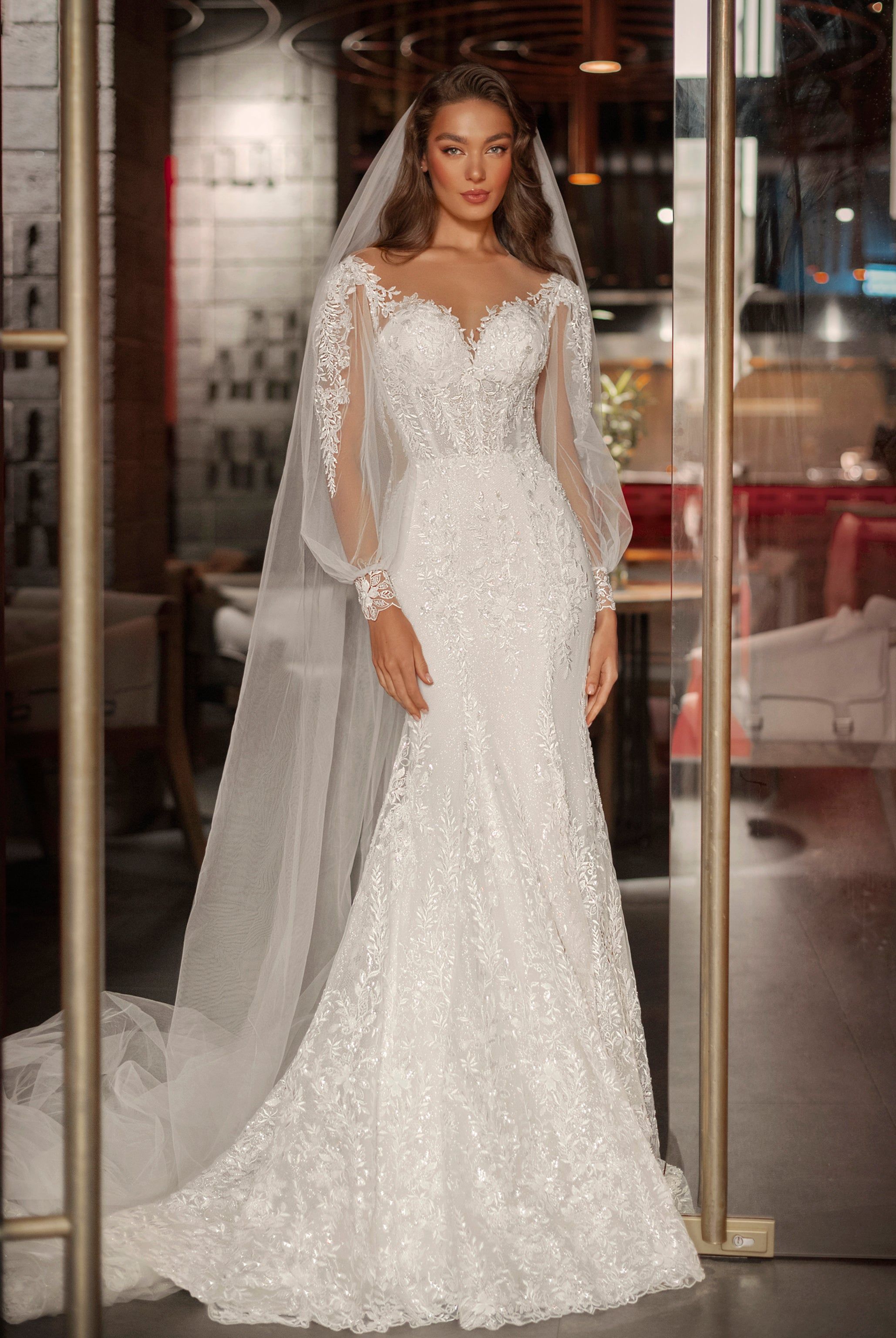 Custom-Made Mermaid Illusion Wedding Dress  $1,890 | Devotion Dresses