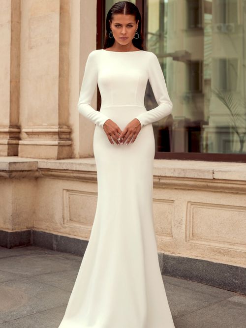 Crepe Wedding Dresses | Modern & Sleek | Devotion Dresses Crepe Wedding Dresses | Modern & Sleek | Devotion Dresses