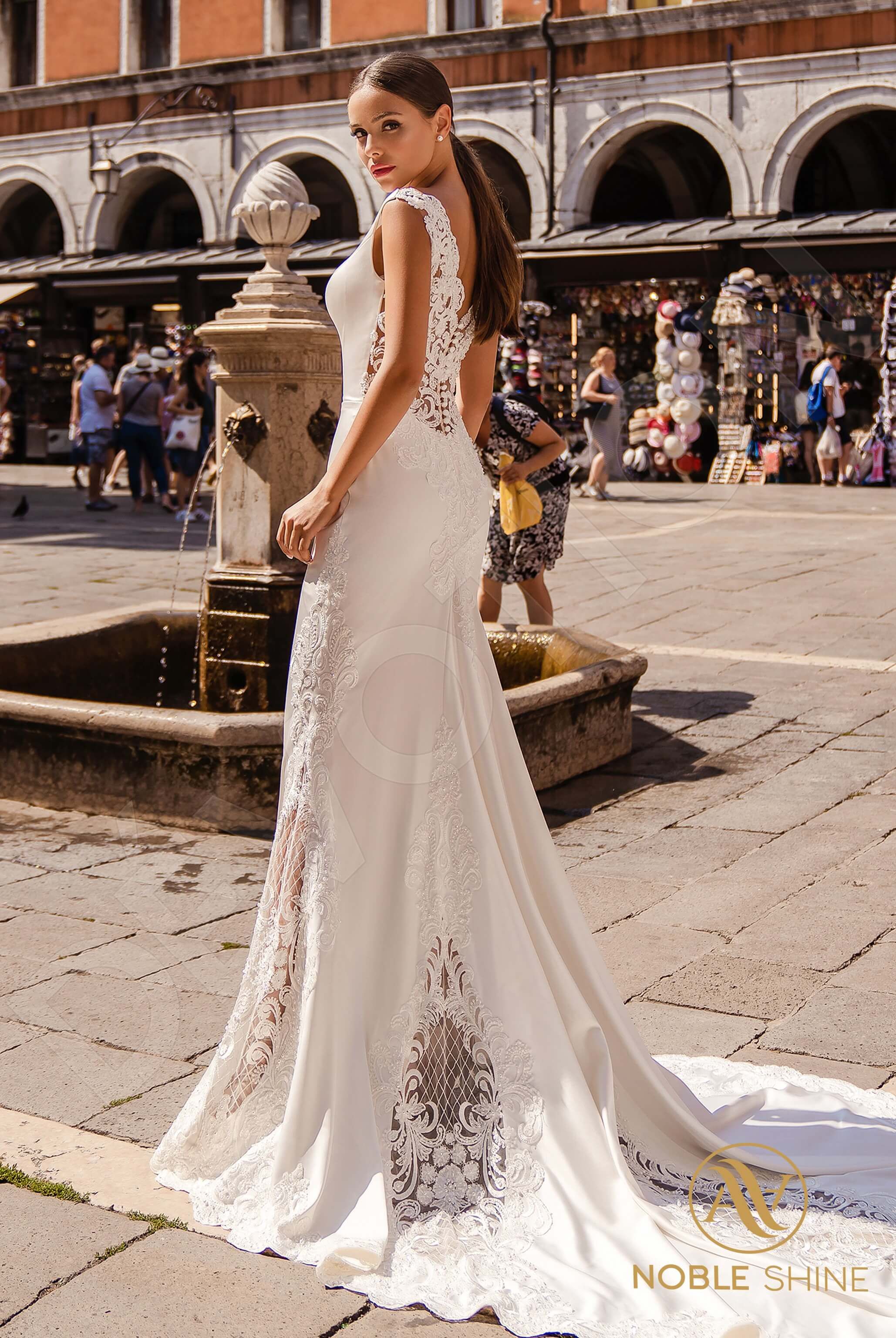 Custom-Made Mermaid Bateau Wedding Dress  $1,990 | Devotion Dresses