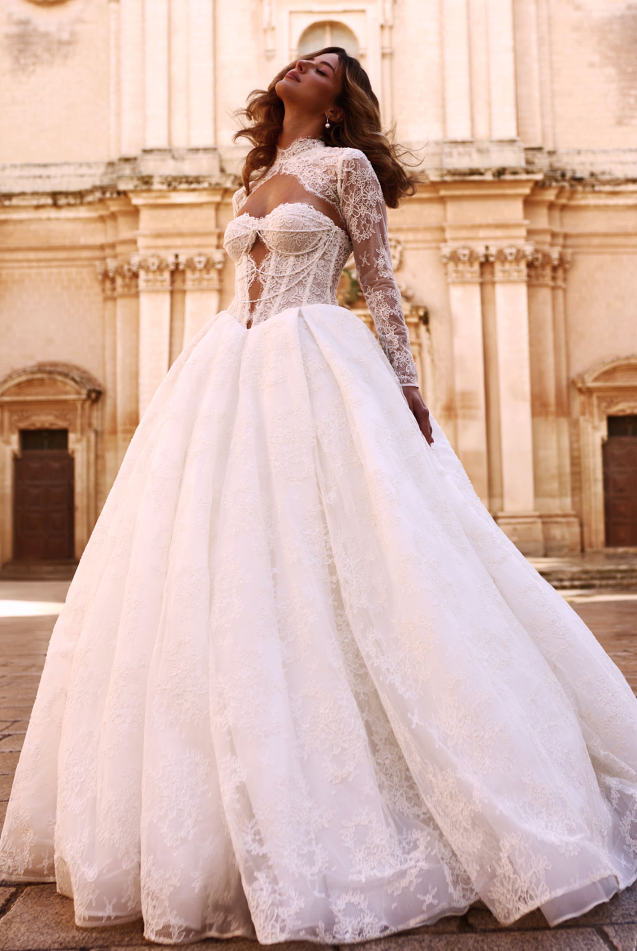 wedding dress under 500 Fairytale Dresses Blue Jean Nights Denim neck:18-18.5 saks Modest wedding Try her on at