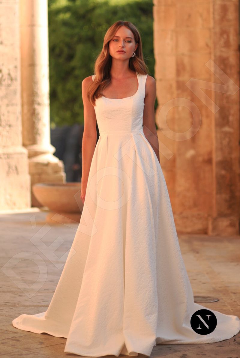 Custom-Made A-line Scoop Wedding Dress $2,180 | Devotion Dresses Custom-Made A-line Scoop Wedding Dress $2,180 | Devotion Dresses