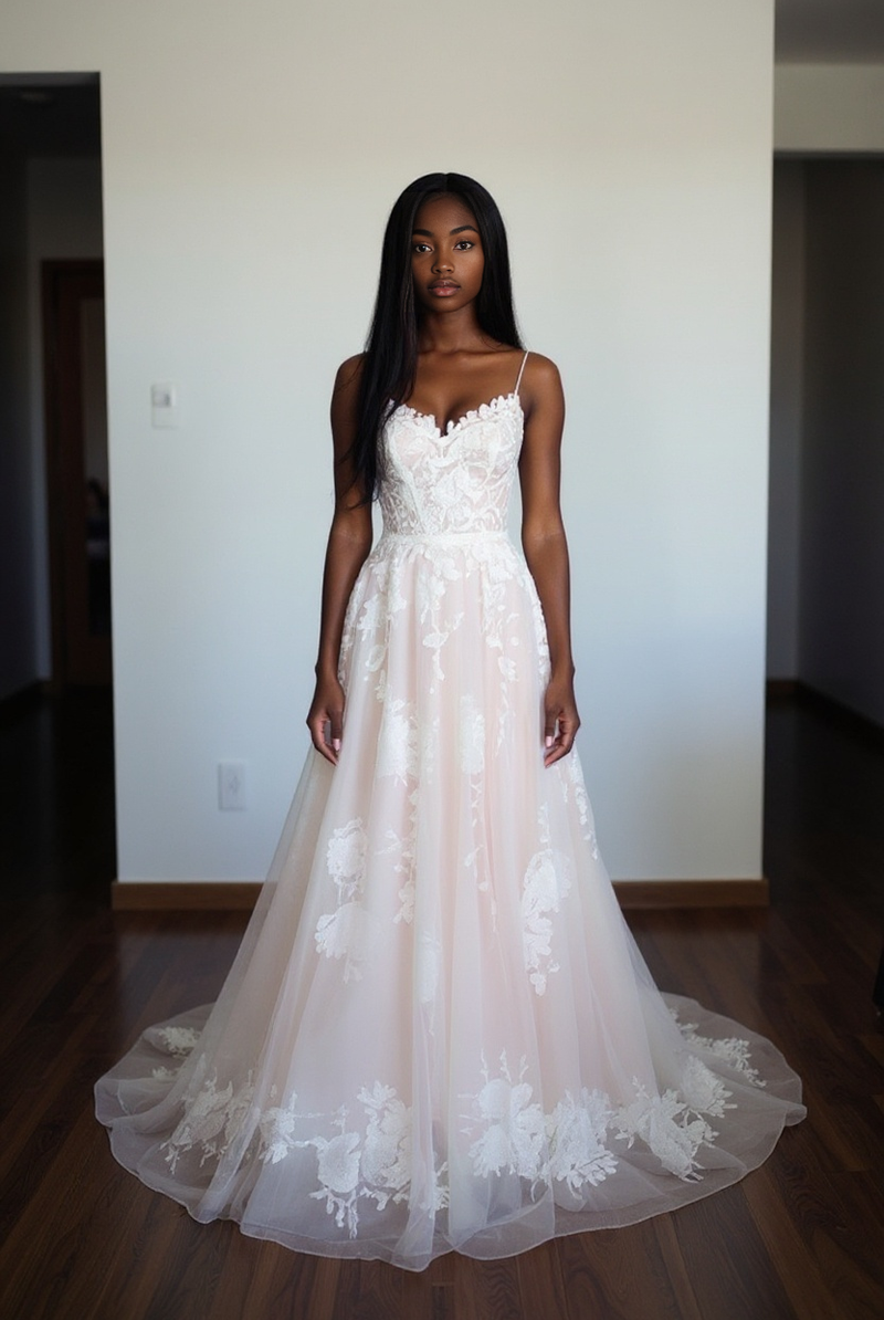 Zavina Custom-Made A-line Sweetheart Neckline Wedding Dress Zavina Custom-Made A-line Sweetheart Neckline Wedding Dress